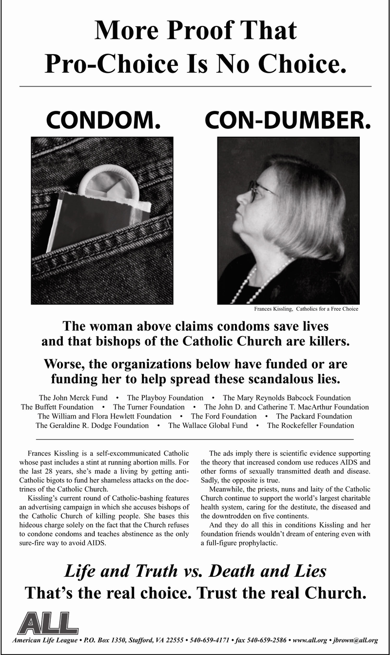 Illustration for article titled "Religious Freedom" Bill Pushers' Insane Anti-Condom Campaign, 15 Years Later